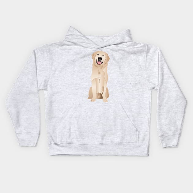 Golden Retriever Kids Hoodie by Pet & Nature Lovers